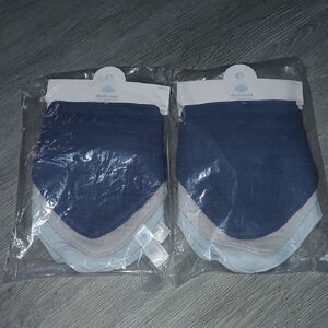 Cloud Island Baby Muslin Bandana Bibs Sz 0-12 months ( 4 sets of 3) 12 bibs